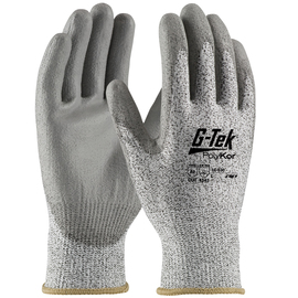 Protective Industrial Products X-Small G-Tek® PolyKor® 13 Gauge PolyKor® Cut Resistant Gloves With Polyurethane Coated Palm And Fingers