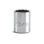 Stanley® 13/16" X 1/2" X 12" Silver Chrome Plated Alloy Steel Proto® Socket