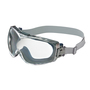 Honeywell Uvex Stealth® OTG Indirect Vent Chemical Splash Impact Over The Glasses Goggles With Navy Blue And Clear HydroShield® Anti-Fog Lens