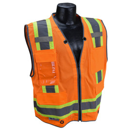 Radians 2X Hi-Viz Orange And Hi-Viz Green RADWEAR® Polyester/Mesh Heavy Duty Vest