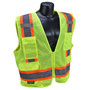 Radians 4X Hi-Viz Green And Hi-Viz Orange RADWEAR® Polyester/Mesh Vest