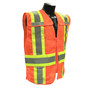 Radians X-Large - 2X Hi-Viz Orange And Hi-Viz Green RADWEAR® Polyester/Mesh Vest