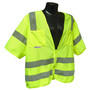 Radians X-Large Hi-Viz Green RADWEAR® Polyester/Mesh Standard Vest