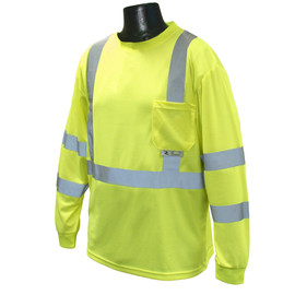 Radians X-Large Hi-Viz Green RADWEAR® Birdseye™ Max-Dri™ Moisture Wicking Polyester Mesh T-Shirt