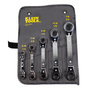 Klein Tools 5/16" - 3/4" Silver Nickel Chrome Plated Alloy Steel Wrench Set
