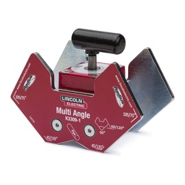 Lincoln Electric® 3.7" X 2.5" X 5.0" Red Steel Magnetic Angle Fixture