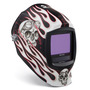 Miller® Digital Infinity™ Red/White/Black Welding Helmet With 13.4 sq in Variable Shades 45420, 45517 Auto Darkening Lens