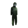Dunlop® Protective Footwear Small Green Webtex .65 mm Polyester And PVC Rain Suit