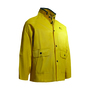 Dunlop® Protective Footwear Small Yellow Webtex .65 mm Polyester And PVC Rain Jacket