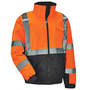 Ergodyne 3X Hi-Viz Orange/Black GloWear® 8377 300D Oxford Polyester/Polyurethane Jacket/Coat