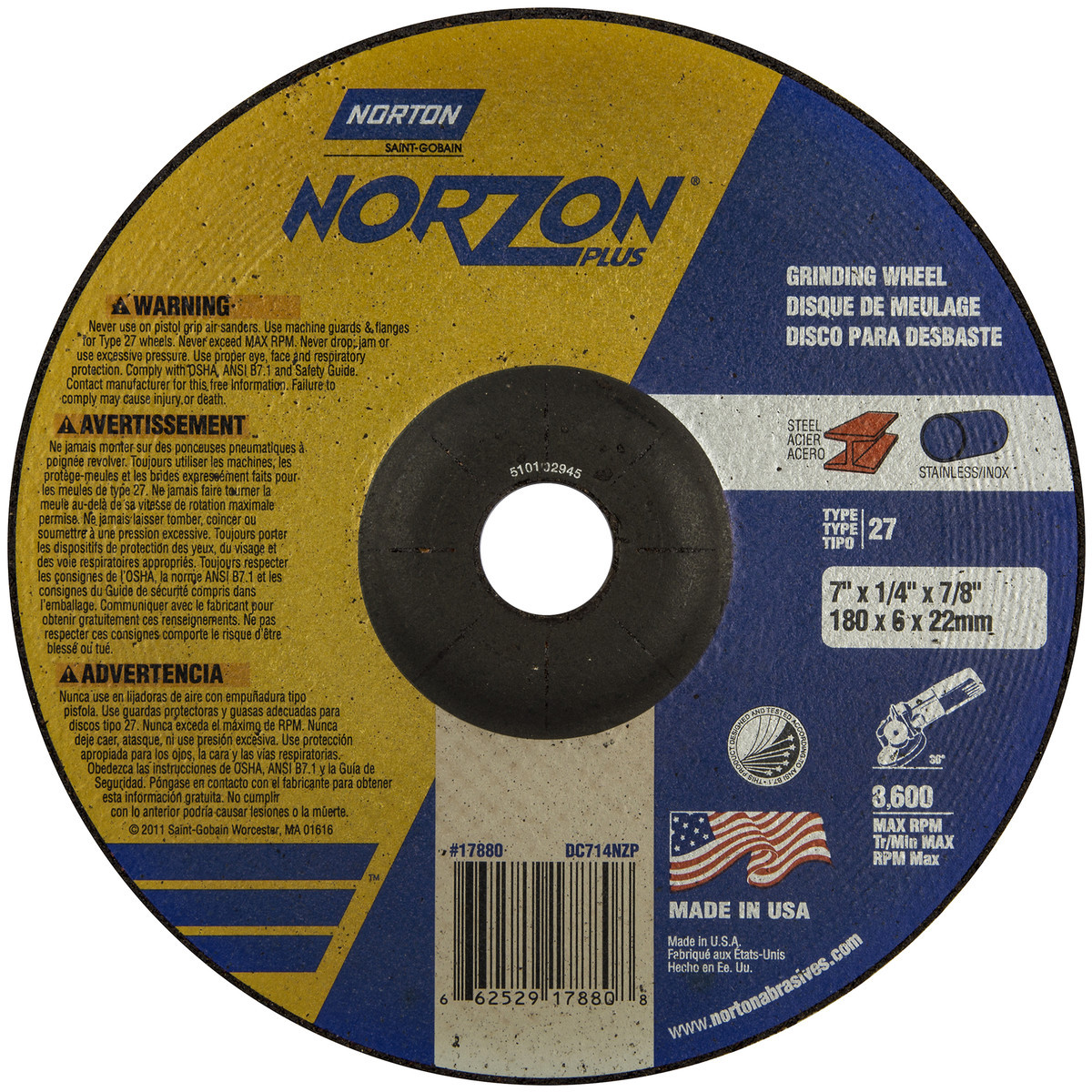 Airgas - NOR69957308000 - Norton® Pneumatic Die Grinder
