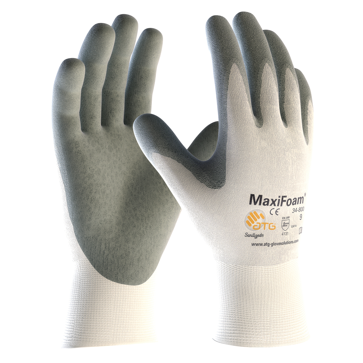 FOSHIO 6Pairs White Work Gloves Anti-static Vinyl Wrap Tint Work Glove