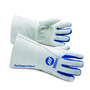 Miller® 2X 11 1/2" White And Blue Cowhide/Pigskin/Goatskin Cotton/Fleece Lined MIG Welders Gloves