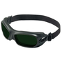 KleenGuard™ Wildcat Welding Goggles With Black Flexible Wraparound Frame And IRUV Shade 5 Anti-Fog Lens