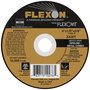 FlexOVit® 4" X 1/8" X 5/8" FLEXON® 30 Grit Zirconia Alumina Grain Type 27 Depressed Center Grinding Wheel