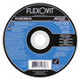 FlexOVit® 4" X 1/4" X 5/8" HIGH PERFORMANCE™ 24 - 30 Grit Aluminum Oxide Grain Type 27 Depressed Center Grinding Wheel