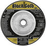 FlexOVit® 4 1/2" X 1/8" X 5/8" - 11 Black Gold® 24 Grit Zirconia Ceramic Grain Type 27 Spin-On Depressed Center Grinding Wheel