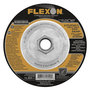 FlexOVit® 4 1/2" X 1/4" X 5/8" - 11 FLEXON® 24 Grit Zirconia Alumina Grain Type 27 Spin-On Depressed Center Grinding Wheel