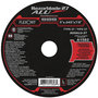 FlexOVit® 5" X .045" X 7/8" Razorblade 27® ALU 60 Grit Aluminum Oxide Grain Type 27 Depressed Center Cut Off Wheel