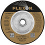 FlexOVit® 5" X 1/8" X 5/8" - 11 Black Gold® 24 Grit Zirconia Ceramic Grain Type 27 Spin-On Depressed Center Grinding Wheel