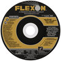 FlexOVit® 5" X 1/4" X 7/8" FLEXON® 24 Grit Zirconia Alumina Grain Type 27 Depressed Center Grinding Wheel