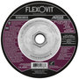 FlexOVit® 5" X 1/4" X 5/8" - 11 HIGH PERFORMANCE™ 30 Grit Aluminum Oxide Grain Type 27 Spin-On Depressed Center Grinding Wheel