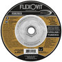 FlexOVit® 7" X 1/8" X 5/8" - 11 SPECIALIST® PIPELINE 30 Grit Aluminum Oxide Grain Type 27 Spin-On Depressed Center Grinding Wheel