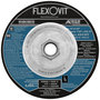 FlexOVit® 9" X 1/8" X 5/8" - 11 HIGH PERFORMANCE™ 24 - 30 Grit Aluminum Oxide Grain Type 27 Spin-On Depressed Center Cut Off Wheel