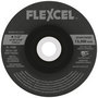 FlexOVit® 4 1/2" X 1/8" X 7/8" FLEXCEL® 50 - 120 Grit Aluminum Oxide Grain Type 27 Grinding Wheel