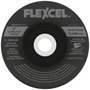 FlexOVit® 5" X 1/8" X 7/8" FLEXCEL® 24 - 60 Grit Aluminum Oxide Grain Type 27 Grinding Wheel
