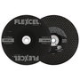FlexOVit® 7" X 1/8" X 7/8" FLEXCEL® 24 - 60 Grit Aluminum Oxide Grain Type 29 Grinding Wheel