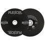 FlexOVit® 7" X 1/8" X 7/8" FLEXCEL® 50 - 120 Grit Aluminum Oxide Grain Type 29 Grinding Wheel
