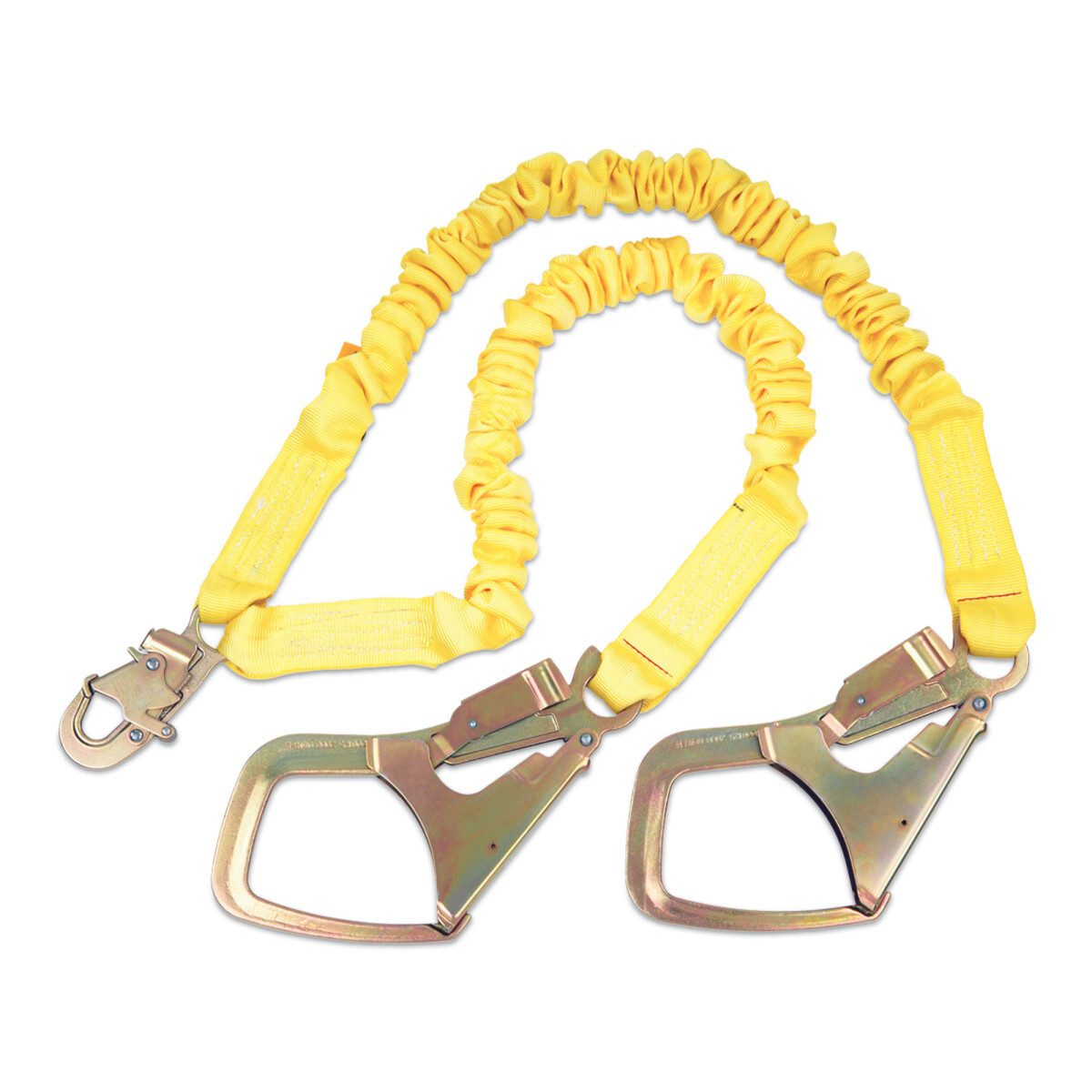 1 1/4 x 6' Ultra-Tube two shock absorbing Y Lanyard w/large Rebar