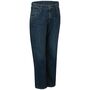 Bulwark® 36" X 34" Sanded Denim Blue Cotton/Polyester/Spandex Flame Resistant Jeans With Button Front Closure