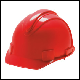 SureWerx™ Red Jackson Safety® Charger® HDPE Cap Style Hard Hat With Ratchet/4 Point Ratchet Suspension