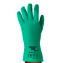 Ansell Size 7 Green AlphaTec 39-122 Interlock Cotton Lined Supported Nitrile Chemical Resistant Gloves