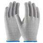 Protective Industrial Products 2X Gray CleanTeam® Light Weight Carbon | Nylon Inspection Gloves With Knit Wrist