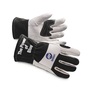 Miller® Large 11 1/2" Gray And White Cowhide Fleece Lined Multi-Purpose Welders Gloves