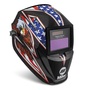Miller® Liberty™ Blue/Red/Black Welding Helmet With 5.2 sq in Variable Shades 3, 45516 Auto Darkening Lens