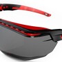 Honeywell Uvex Avatar™ OTG Over The Glasses Goggles With Black And Red And Gray Hard Coat/Anti-Scratch Lens