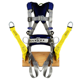 3M™ DBI-SALA® ExoFit™ X100 Medium Comfort Construction Oil & Gas Climbing/Positioning/Suspension Safety Harness