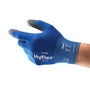 Ansell Size 7 HyFlex® Gauge 18 Black Polyurethane Palm Coated Work Gloves With Nylon Liner And Knit Wrist