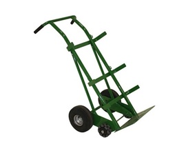 Saf-T-Cart 1 Cylinder Cart With Pneumatic Wheels And Dual Handle