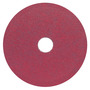 Norton® 5" Dia X 7/8" Arbor 60 Grit Red Heat Ceramic Alumina Fiber Disc