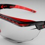 Honeywell Uvex Avatar™ OTG Over The Glasses Goggles With Black And Red Frame And Clear Anti-Reflective/Hard Coat Lens