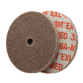 3M™ 1 1/2" X 1/8" X 3/16" Medium Grade Aluminum Oxide Scotch-Brite™ Tan Disc