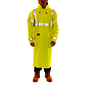 Tingley Large Hi-Viz Green And Hi-Viz Yellow 48" Eclipse™ PVC And Nomex® Rain Jacket