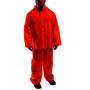 Tingley Large Orange 31" Comfort-Tuff® .35 mm PVC And Polyester Rain Suit