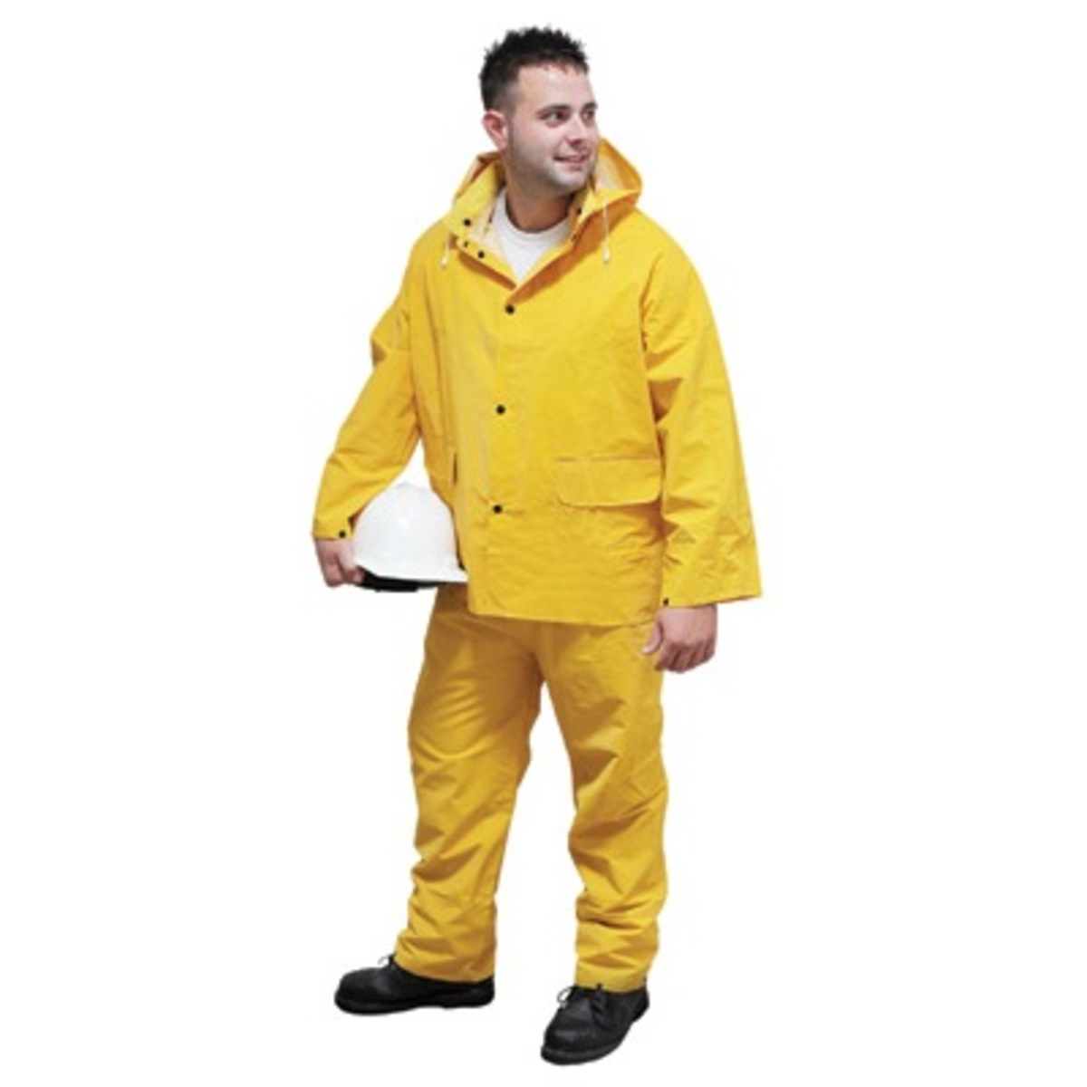 Airgas - RAD64055913 - RADNOR™ X-Large Yellow .35 mm PVC And Polyester Suit