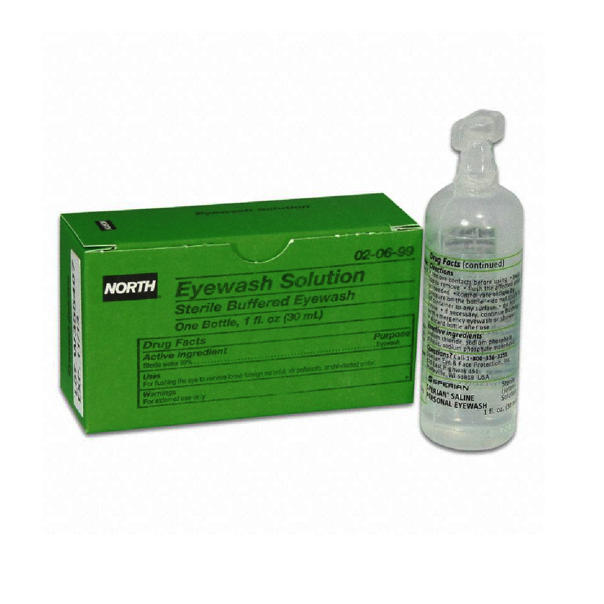 Airgas - HON020699 - Honeywell 1 Ounce Bottle North® Eye Wash Solution